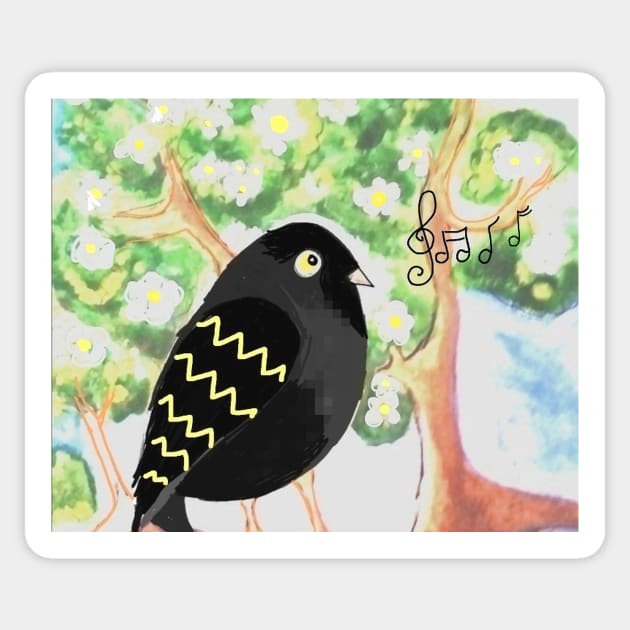 Songbird Sticker by Creat1ngs